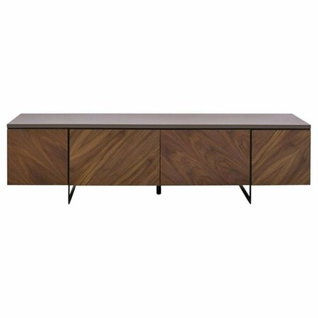 SAFAVIEH Archie Chevron TV Stand, Walnut SFV8716A